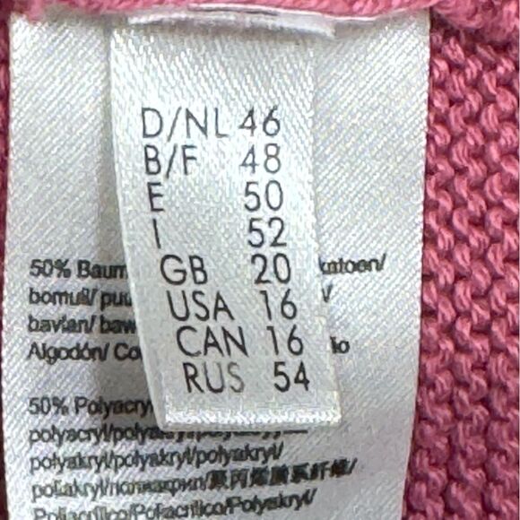 RABE KNIT CARDIGAN PINK AND BROWN. - Picture 10 of 12